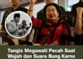 Tangis Haru Megawati Pecah di Penutupan Soekarno Cup 2026 Saat Wajah Bung Karno Menghiasi Langit Surabaya