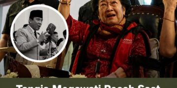 Tangis Haru Megawati Pecah di Penutupan Soekarno Cup 2026 Saat Wajah Bung Karno Menghiasi Langit Surabaya