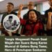 Tangis Haru Megawati Pecah di Penutupan Soekarno Cup 2026 Saat Wajah Bung Karno Menghiasi Langit Surabaya