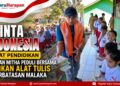 Cinta Indonesia Lewat Pendidikan: Yayasan Mitha Peduli Bersama Bagikan Alat Tulis di Perbatasan Malaka