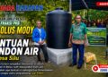 Wujudkan Janji, Ketua Fraksi PKB Arnolus Mooy Serahkan Bantuan Tandon Air di Desa Silu