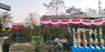 ​Memeriahkan HUT ke-81 RI, Arnolus Mooy Hadiri Pembukaan Turnamen Voli Desa Naunu