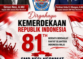 SMP dan SMA Nesi Neonmat Kota Kupang Kobarkan Semangat Kemerdekaan ke-81 RI: Bersatu Berdaulat, Rakyat Sejahtera, Indonesia Maju