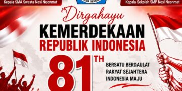 SMP dan SMA Nesi Neonmat Kota Kupang Kobarkan Semangat Kemerdekaan ke-81 RI: Bersatu Berdaulat, Rakyat Sejahtera, Indonesia Maju