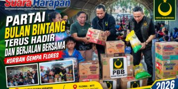 Partai Bulan Bintang Terus Hadir dan Berjalan Bersama Korban Gempa Flores