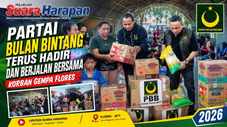 Partai Bulan Bintang Terus Hadir dan Berjalan Bersama Korban Gempa Flores