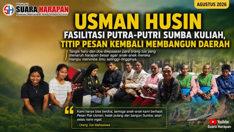 ​Usman Husin Fasilitasi Putra-Putri Sumba Kuliah, Titip Pesan Kembali Membangun Daerah