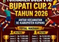 Turnamen Bola Voli Bupati Cup II 2026 Siap Digelar, Perebutkan Total Hadiah Puluhan Juta Rupiah​