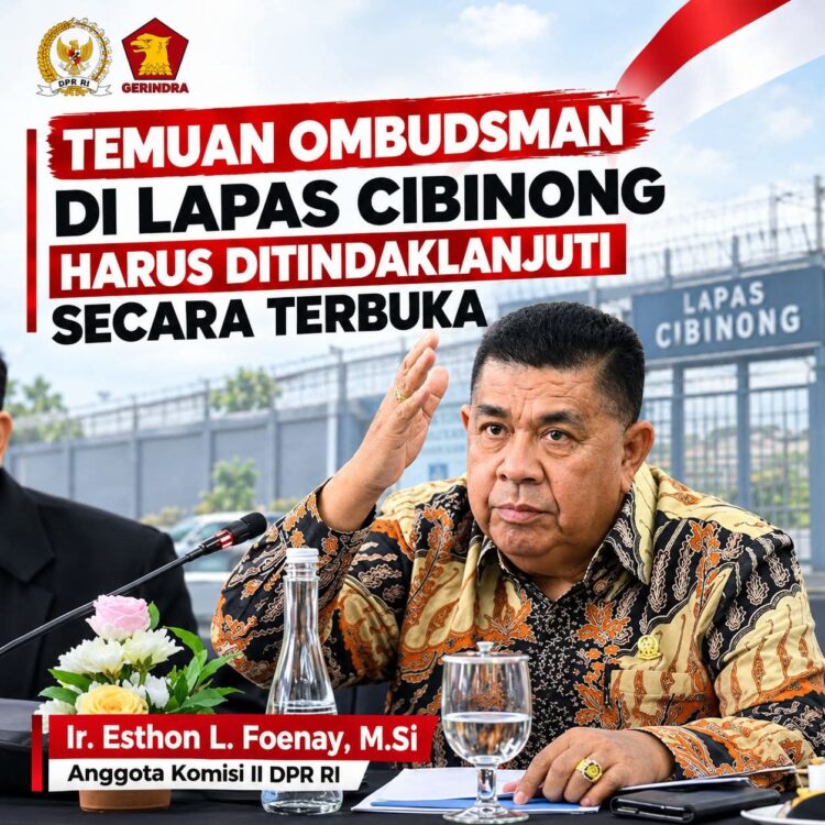 ​Temuan Ombudsman di Lapas Cibinong Harus Ditindaklanjuti Secara Terbuka​