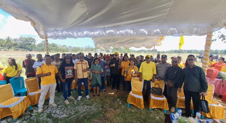 Gavriel Novanto Resmikan Sumur Bor di Kabupaten Kupang Melalui Program Tali Kasih Air Bersih
