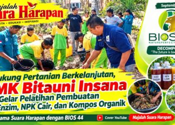 ​Dukung Pertanian Berkelanjutan, SMK Bitauni Insana Gelar Pelatihan Pembuatan Eko Enzim, NPK Cair, dan Kompos Organik