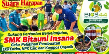​Dukung Pertanian Berkelanjutan, SMK Bitauni Insana Gelar Pelatihan Pembuatan Eko Enzim, NPK Cair, dan Kompos Organik