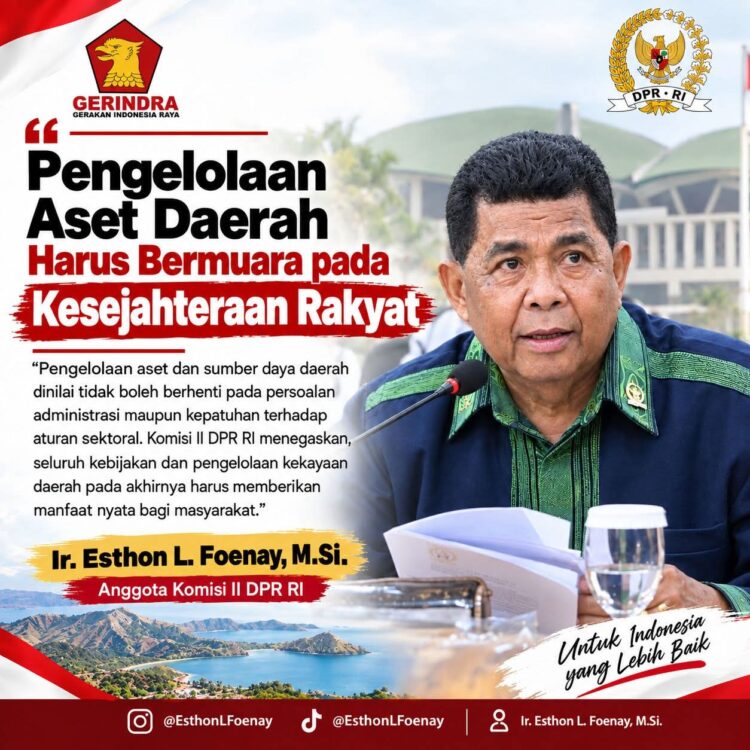 Aset Daerah Harus Memberikan Manfaat Nyata bagi Rakyat, Esthon Foenay Tekankan Pentingnya Pengelolaan Optimal