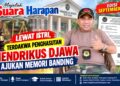 Lewat Istri, Terdakwa Penghasutan Hendrikus Djawa Ajukan Memori Banding