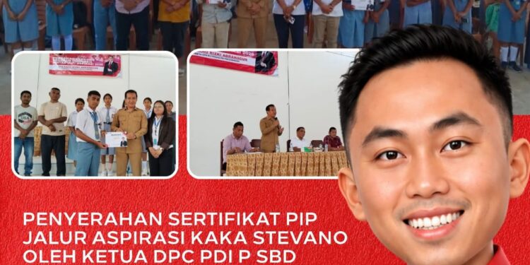 Bantuan Pendidikan PIP Aspirasi DPR RI Disalurkan untuk Siswa di Sumba Barat Daya