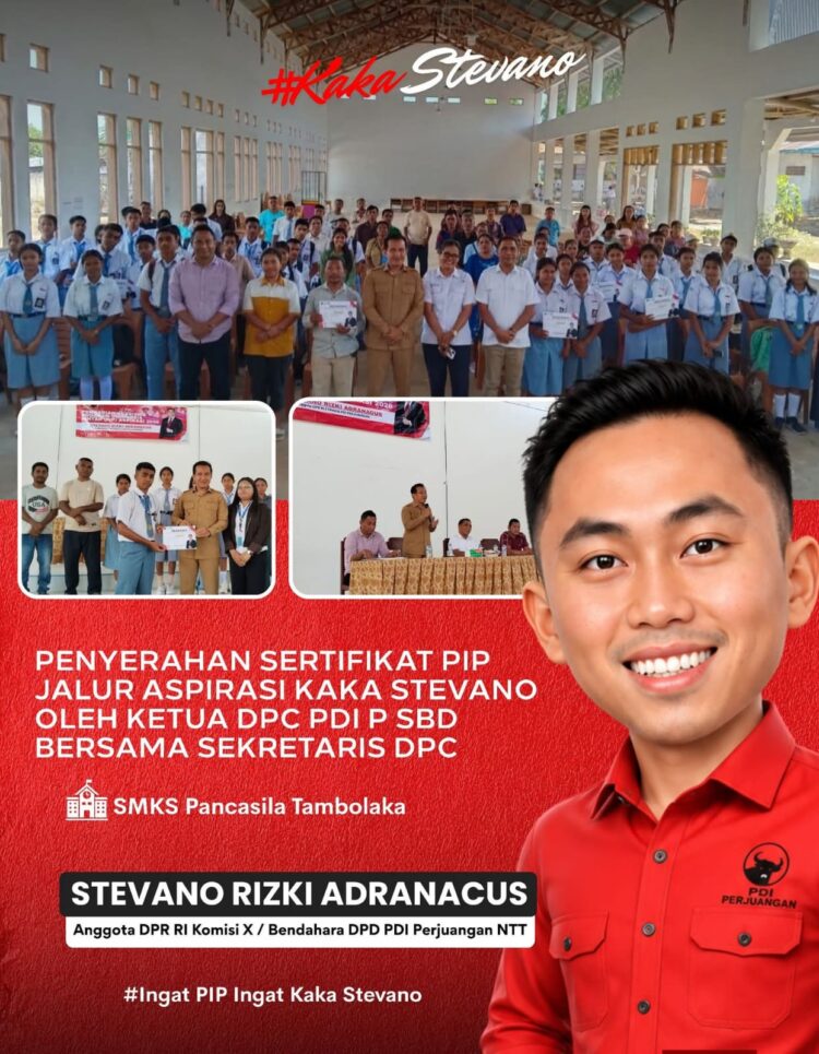 Bantuan Pendidikan PIP Aspirasi DPR RI Disalurkan untuk Siswa di Sumba Barat Daya