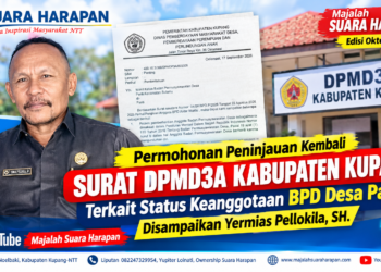 Permohonan Peninjauan Kembali Surat DPMD3A Kabupaten Kupang Terkait Status Keanggotaan BPD Desa Pariti Disampaikan Yermias Pellokila, SH.