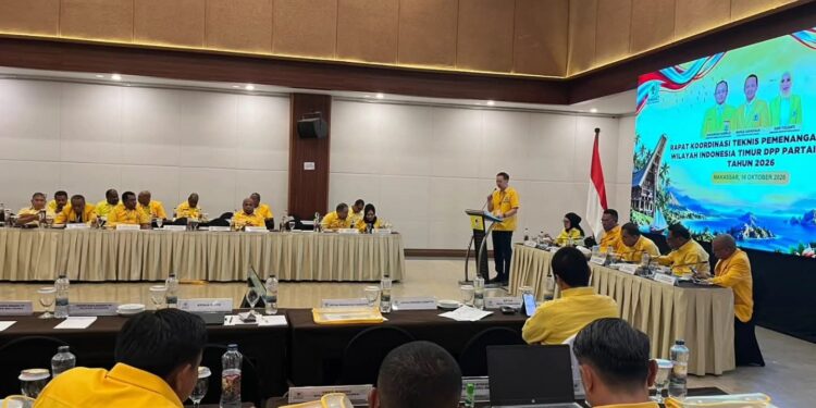 ​Golkar NTT Hadiri Rakornis di Makassar, Melki Laka Lena Tegaskan 3 Kunci Pemenangan Pemilu 2029