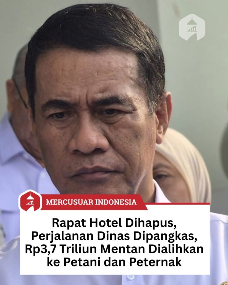 Potong Perjalanan Dinas dan Rapat di Hotel, Kementan Alihkan Rp3,7 Triliun Langsung ke Petani dan Peternak