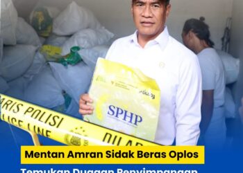 Mentan Andi Amran Sulaiman Mengecam Keras Dugaan Penyalahgunaan Beras SPHP Bersubsidi