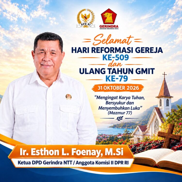 SELAMAT HUT KE-509 REFORMASI GEREJA & HUT KE-79 GMIT