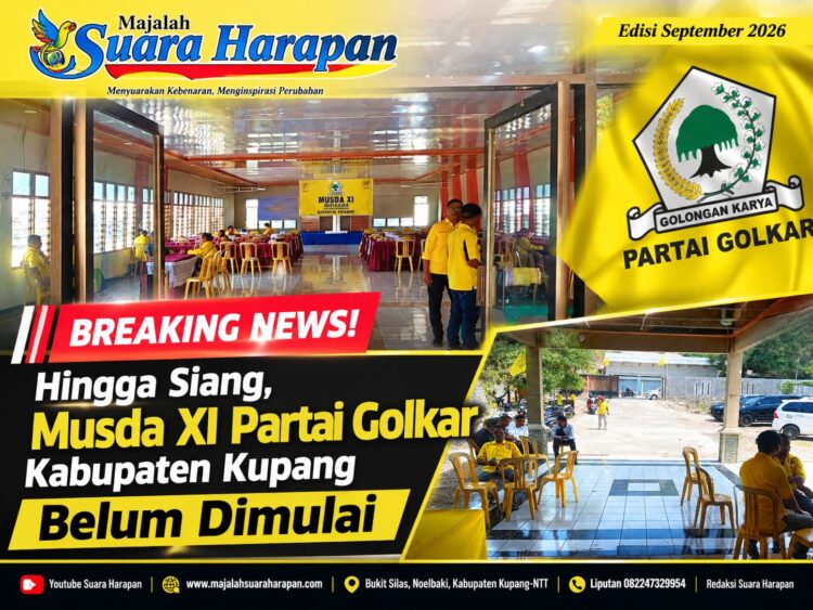 Breaking News! Hingga Siang, Musda XI Partai Golkar Kabupaten Kupang Belum Dimulai
