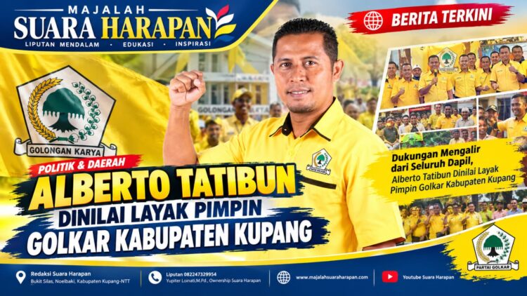 Dukungan Mengalir dari Seluruh Dapil, Alberto Tatibun Dinilai Layak Pimpin Golkar Kabupaten Kupang