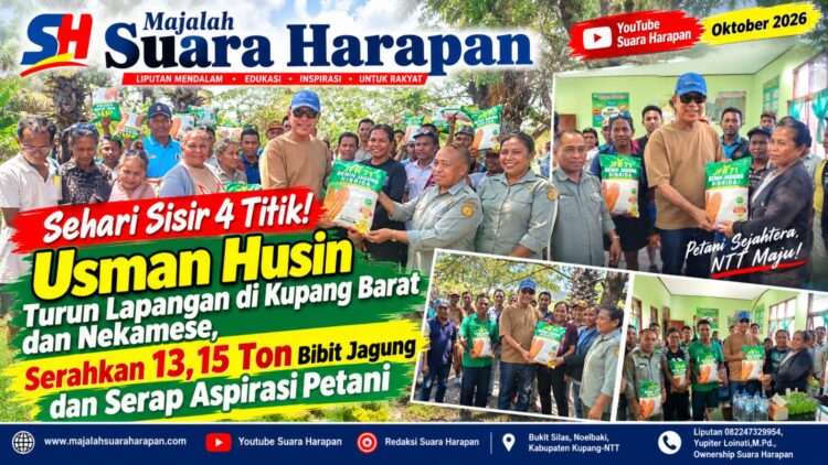 ​Sehari Sisir 4 Titik! Usman Husin Turun Lapangan di Kupang Barat dan Nekamese, Serahkan 13,15 Ton Bibit Jagung dan Serap Aspirasi Petani