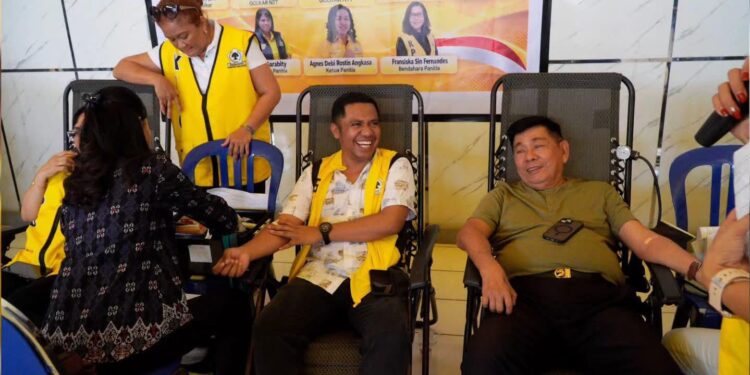 ​Sambut HUT Ke-62, Golkar NTT dan PMI Kumpul 86 Kantong Darah​