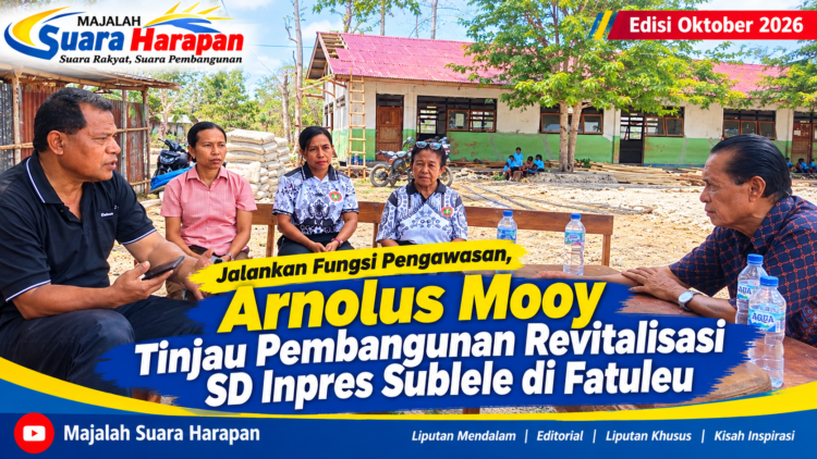 Jalankan Fungsi Pengawasan, Arnolus Mooy Tinjau Pembangunan Revitalisasi SD Inpres Sublele di Fatuleu