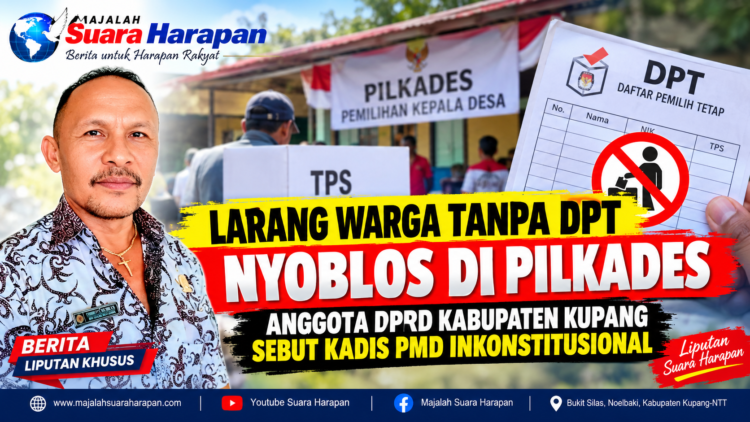 Anggota DPRD Kupang Nilai Larangan Warga Tanpa DPT Nyoblos di Pilkades Inkonstitusional